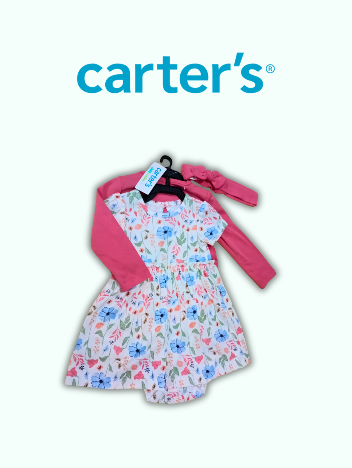 Carter's conjunto vestido niña - 6 a 9 meses