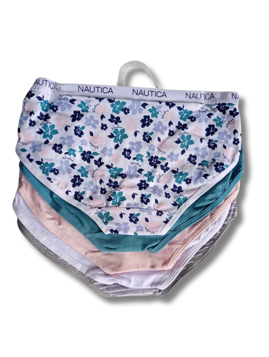 5 Pack Nautica - Cotton Spandex Briefs - Niña