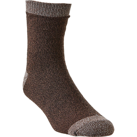 1 Pair Magellan Outdoors Heel Toe Marl Contrast Lodge Socks (Hombre)