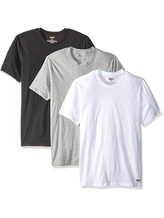 3 Pack Levi’s Crew Neck – Premium Cotton
