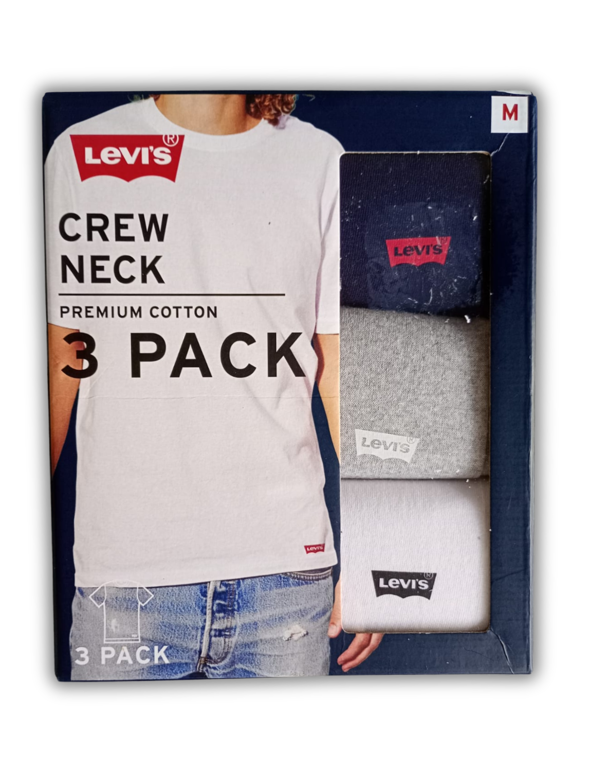 3 Pack Levi’s Crew Neck – Premium Cotton