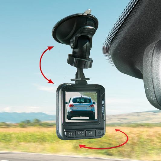 Power To Go Dash Camera. !080 Full HD Video. Compact Design. Wide Viewing Angle