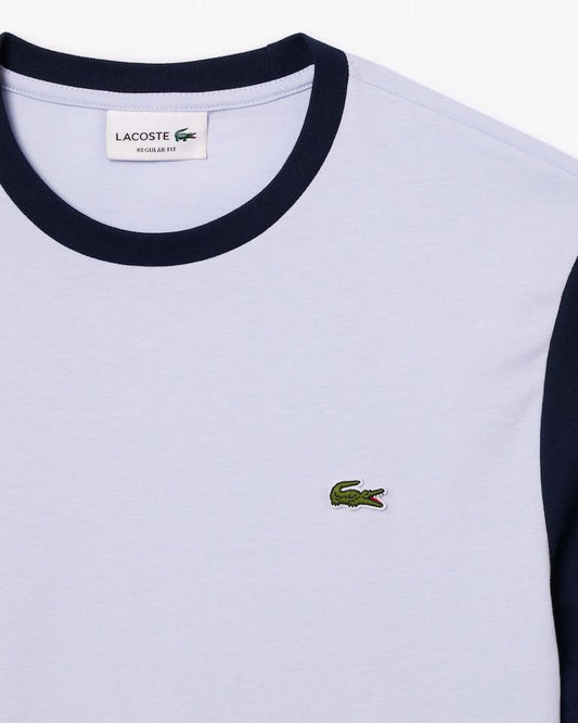 Camiseta Regular Fit para hombre – Azul claro / Azul navy