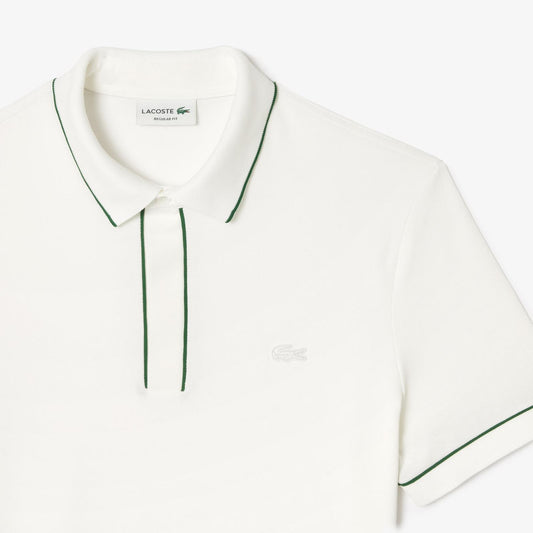 Polo Lacoste Regular Fit para hombre – Blanco