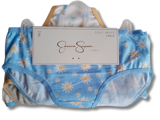 5 Pack - Jessica Simpson Girls' Briefs