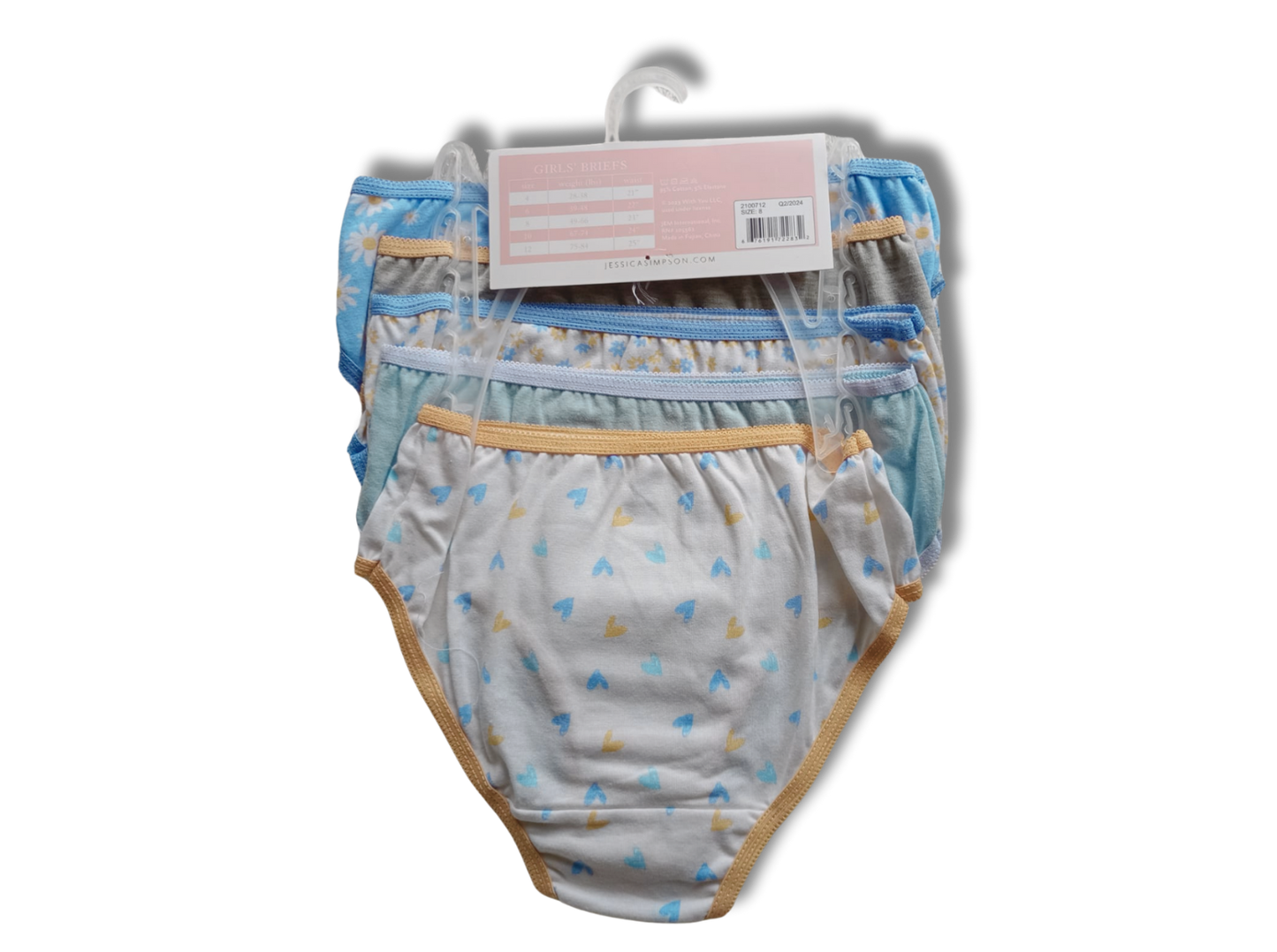 5 Pack - Jessica Simpson Girls' Briefs