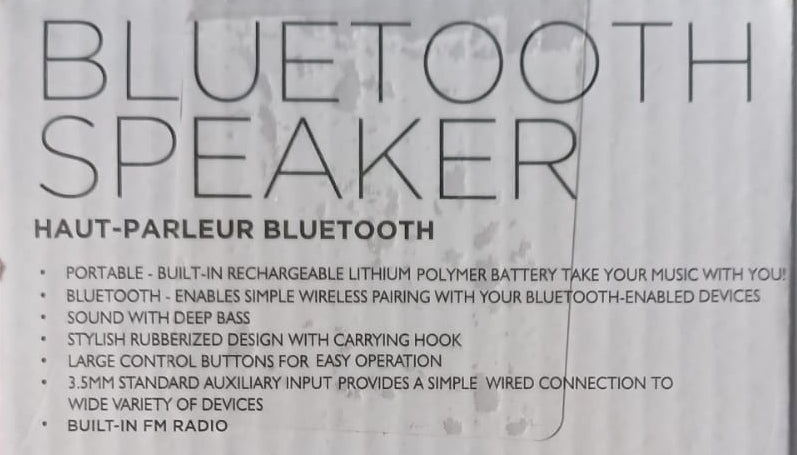 Proscan Bluetooth Speaker. IPX4 Waterproof