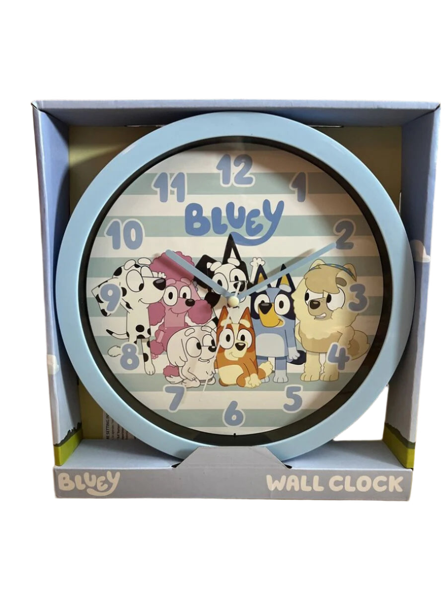 Wall Clock Bluey – Accutime Watch Corp - AA Batery