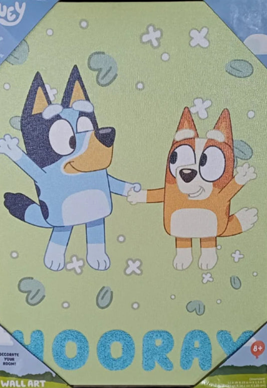 Wall Art Bluey Hooray! - 11 x 15 in