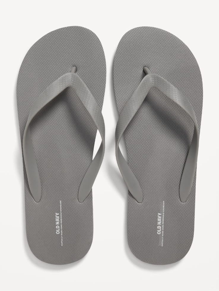 Old Navy – Sandalias de dedo para hombre, color gris