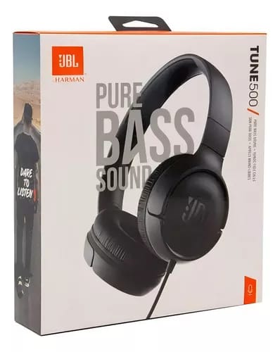 JBL Tune 500. Pure Bass Sound. Hands Free Calls – With Mic.