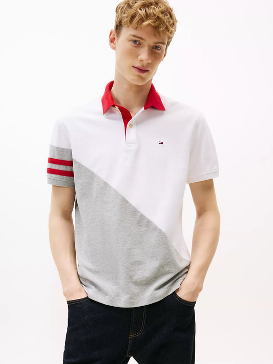 Tommy Hilfiger – Polo Regular Fit Colorblock Diagonal