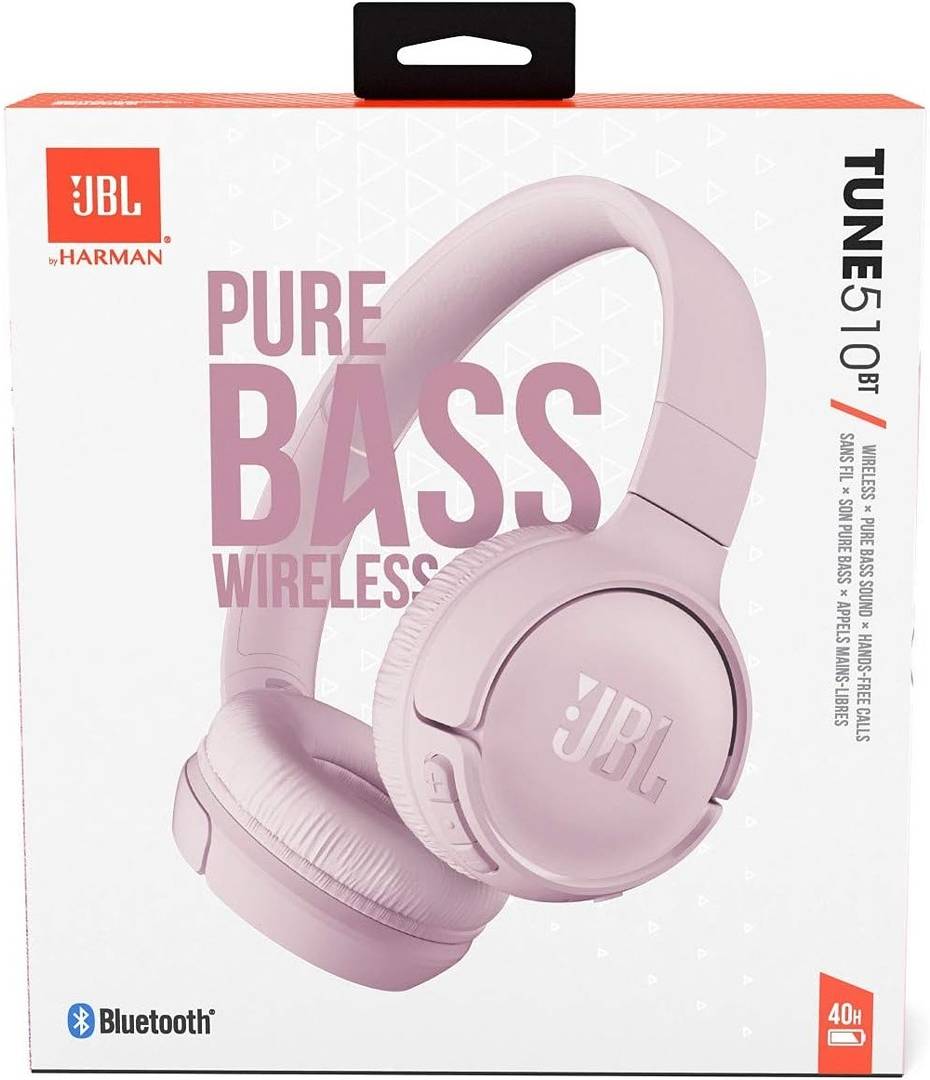 JBL Tune 510BT. Pure Bass Wireless. Hands Free Calls – With Mic