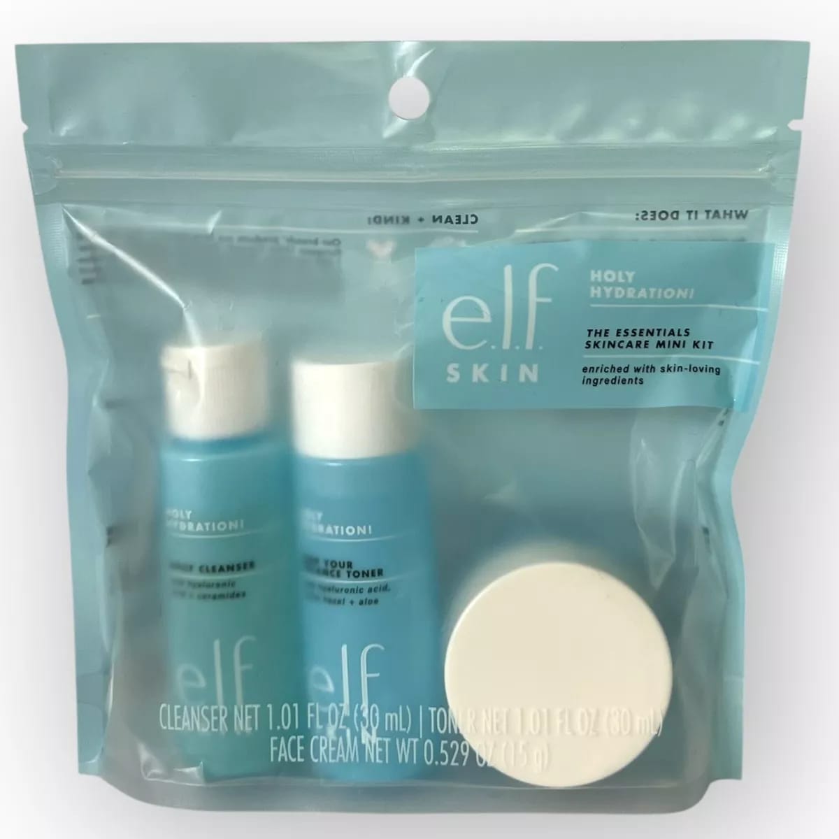 elf Skin Holy Hidratation, The Essentials Skincare Mini Kit