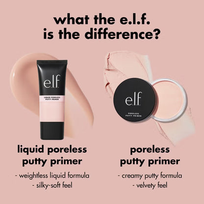 e.l.f. Prebase Líquida Poreless Putty - 27,8 mL (0.94 fl oz)