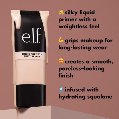 e.l.f. Prebase Líquida Poreless Putty - 27,8 mL (0.94 fl oz)