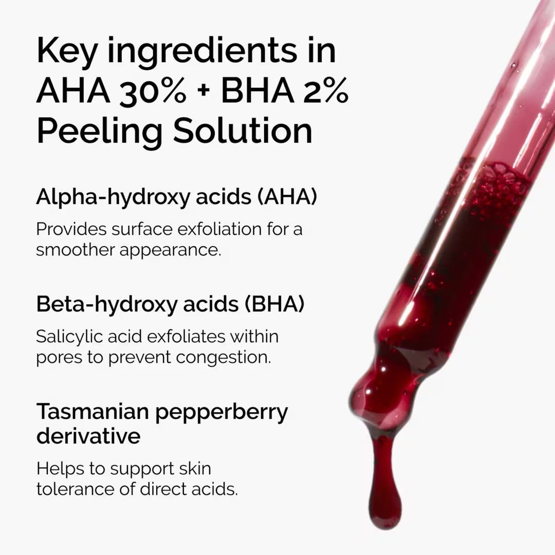 The Ordinary Solución Exfoliante de Alta Potencia con AHA 30% + BHA 2% para Iluminar - 30 mL - Ulta Beauty