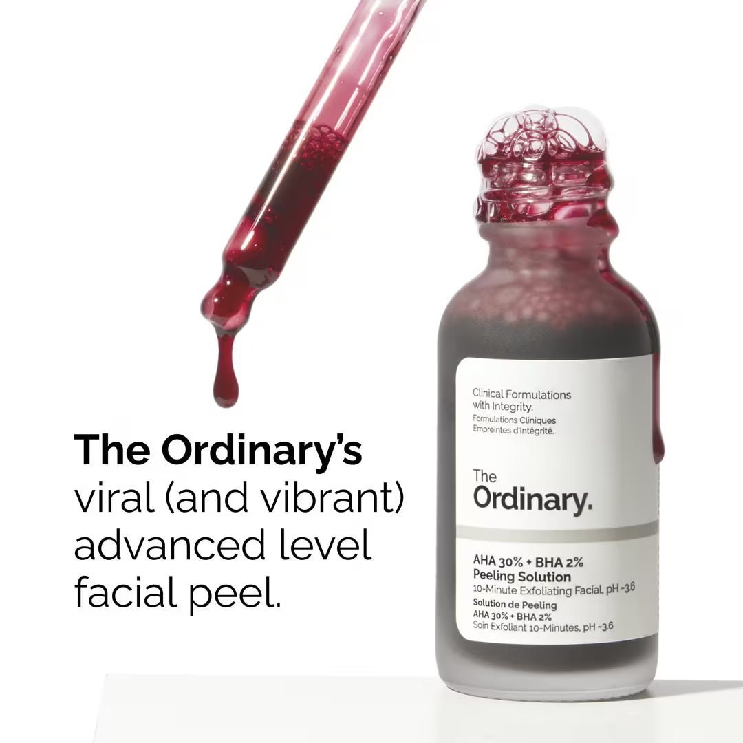 The Ordinary Solución Exfoliante de Alta Potencia con AHA 30% + BHA 2% para Iluminar - 30 mL - Ulta Beauty