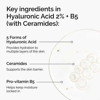 The Ordinary Sérum Hidratante con Ácido Hialurónico 2% + B5 con Ceramidas - 30 mL - Ulta Beauty
