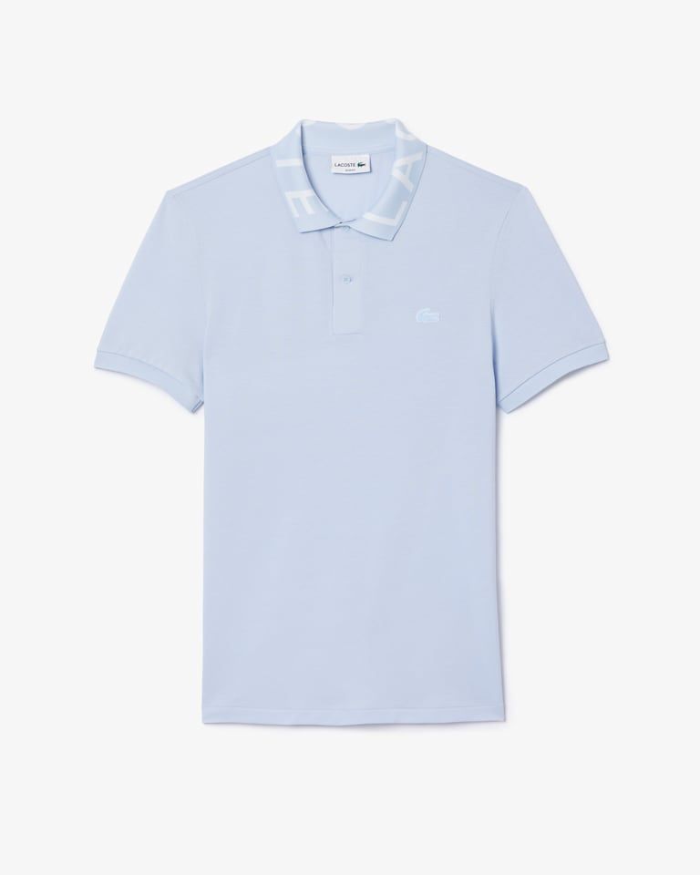 Polo Lacoste Slim Fit para hombre – Azul claro