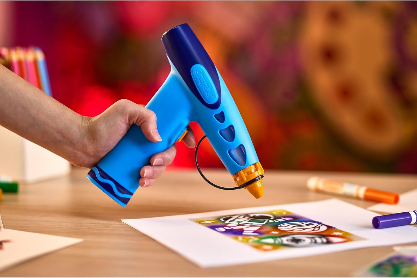 Crayola Kit de Arte en Aerosol con Aerógrafo y Marcadores