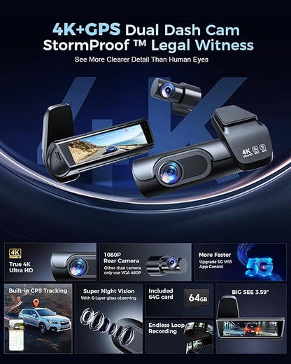 Cámara de seguridad para automóvil - Ovaman K600