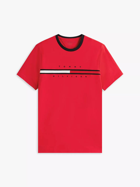 Embroidered Flag Logo T-Shirt