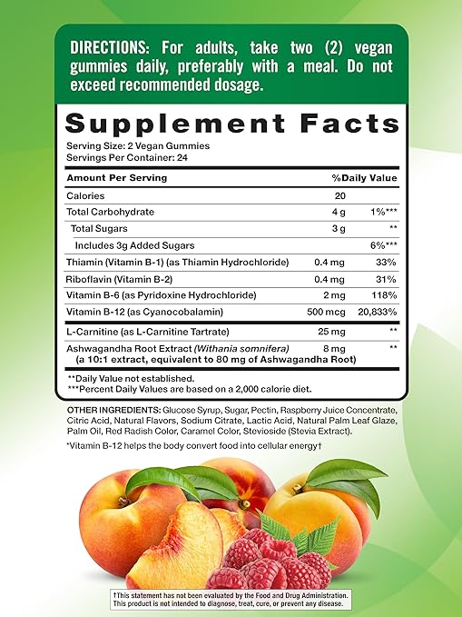 Nature’s Truth – Gomitas de Energía con Vitamina B-12 – 48 unidades