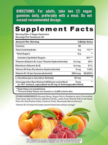 Nature’s Truth – Gomitas de Energía con Vitamina B-12 – 48 unidades