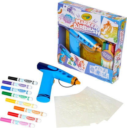 Crayola Kit de Arte en Aerosol con Aerógrafo y Marcadores