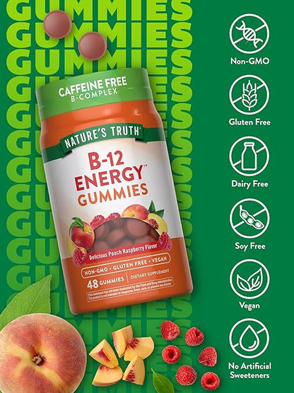 Nature’s Truth – Gomitas de Energía con Vitamina B-12 – 48 unidades