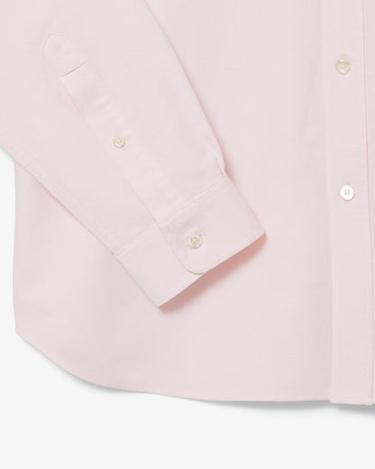 Camisa Lacoste Oxford para Hombre – Regular Fit, Manga Larga