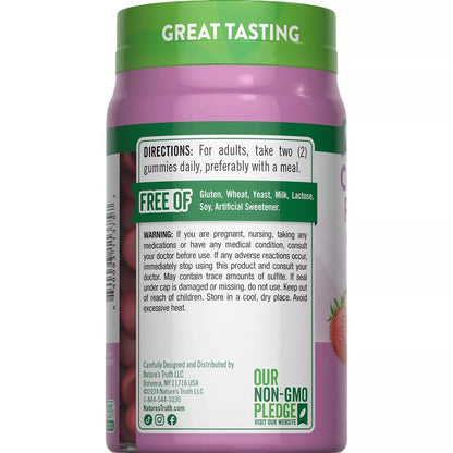 Nature's Truth – Gomitas de Colágeno Tipo 1 + 3 para Belleza – 60 unidades