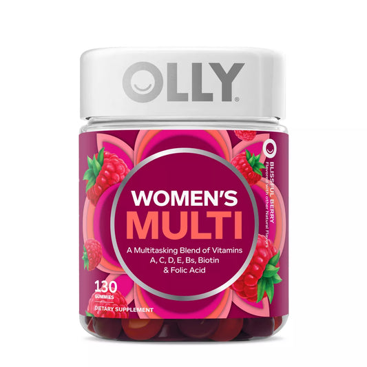Olly Women’s Multi – A Powefull blend of Vitamins A, C, D, E, Bs, Biotin & Folic Acid. 130 Gummies