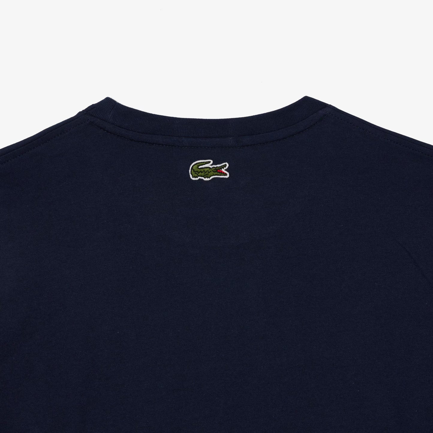 Camiseta unisex de algodón pesado – Azul navy (Regular Fit) - Lacoste