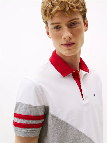 Tommy Hilfiger – Polo Regular Fit Colorblock Diagonal
